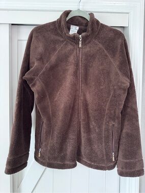 Danskin Now Brown Fleece Jacket